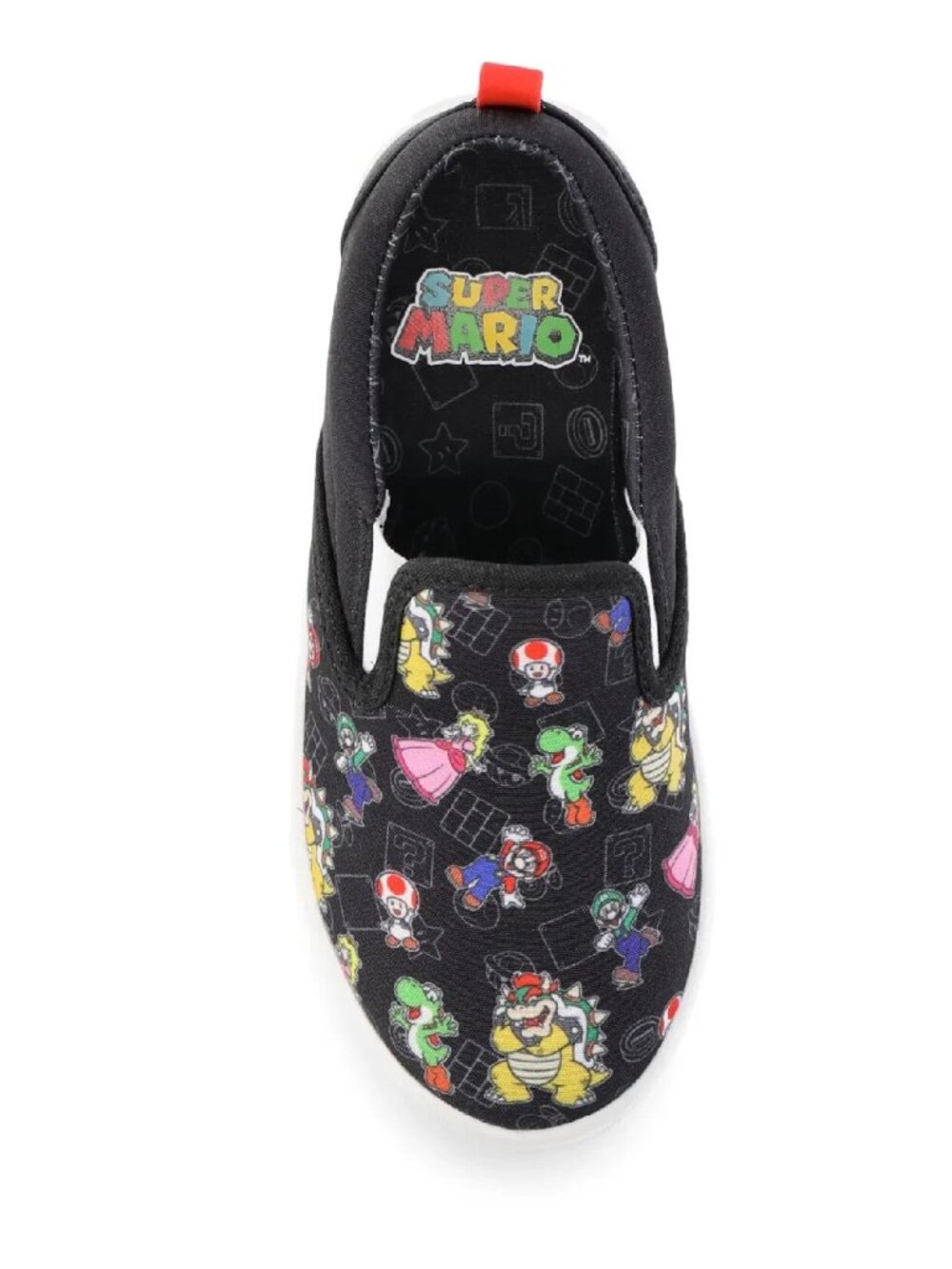 Super Mario Slip On Sneaker Size 1 2 3 or 5 for Big Kids Boys or Girl Luigi